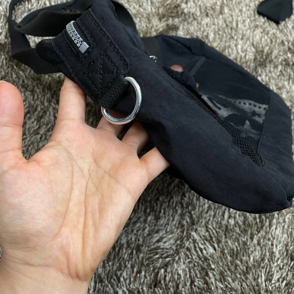 키플링 kipling 블랙 로고 메쉬 보스턴백 숄더백 상품이미지2