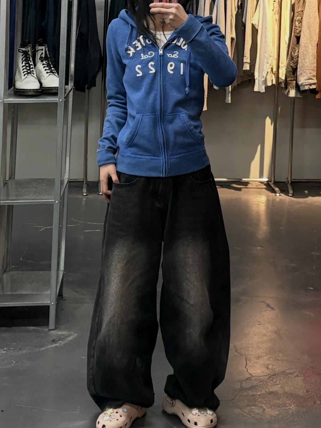 홀리스터 1922 블루 빈티지 후드집업 A3633 상품이미지1