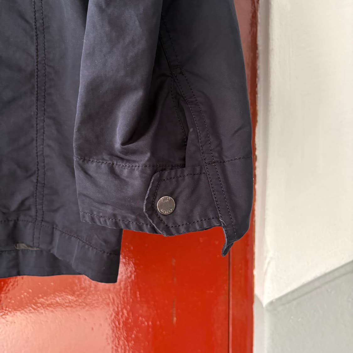 씨피컴퍼니 왁스 텍스쳐 & 페이딩 다크네이비 필드자켓 상품이미지8