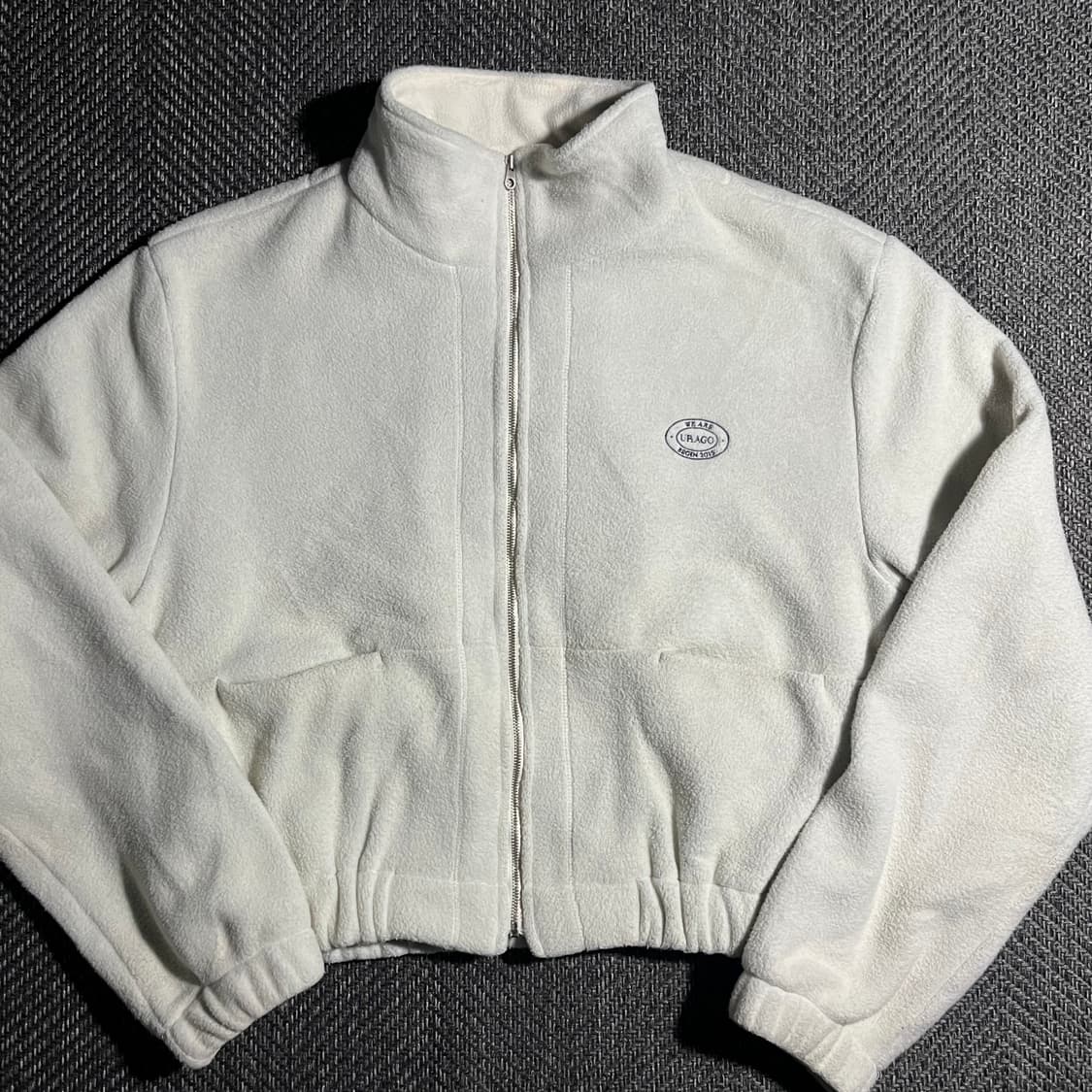 [F] URAGO 유라고 크롭 후리스 집업 상품이미지1