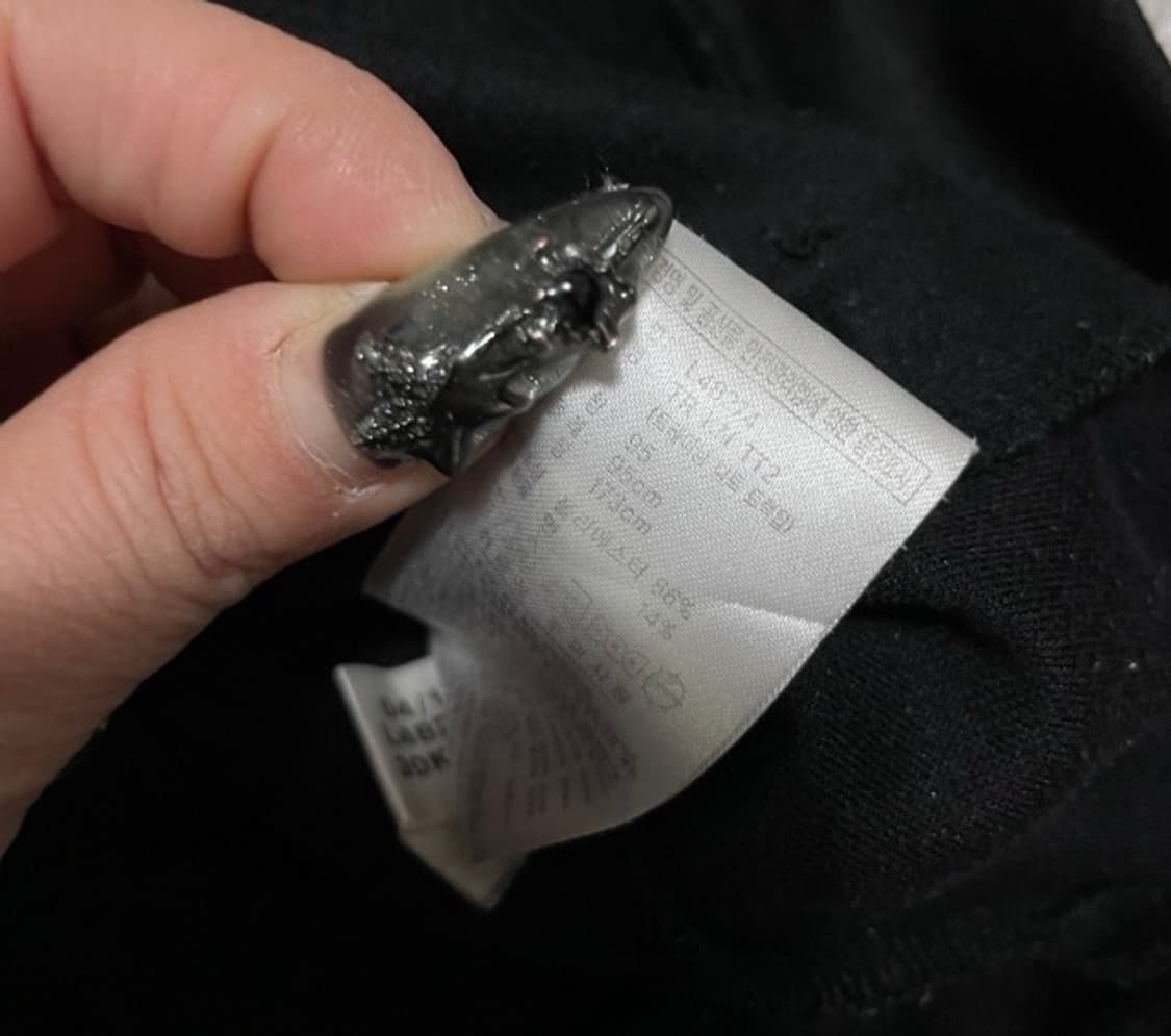 아디다스 블랙 검정 트랙탑 져지집업 95/M 상품이미지5