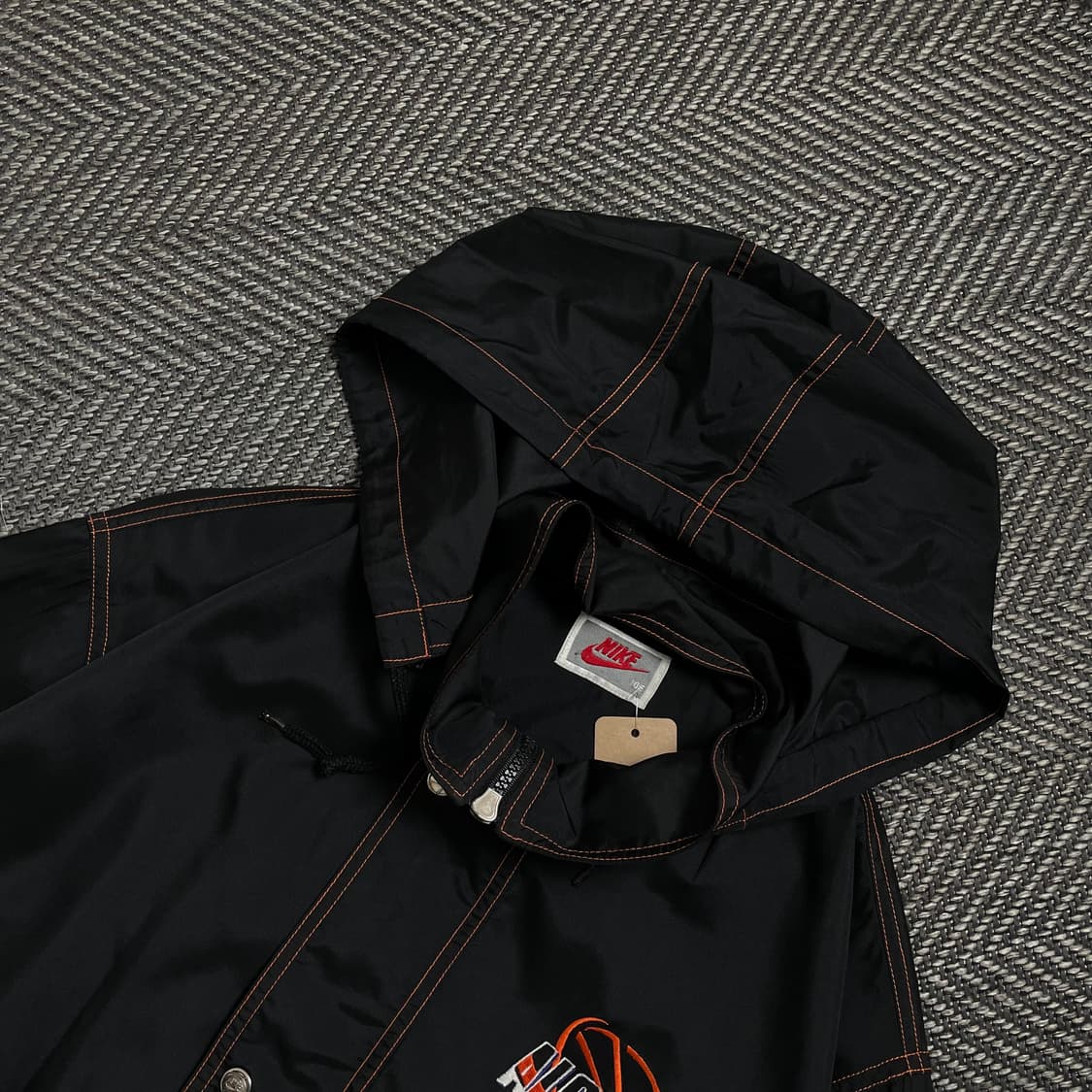 90s 나이키 올드스쿨 알론조 모닝 빅로고 박시핏 바람막이o 4552 상품이미지4