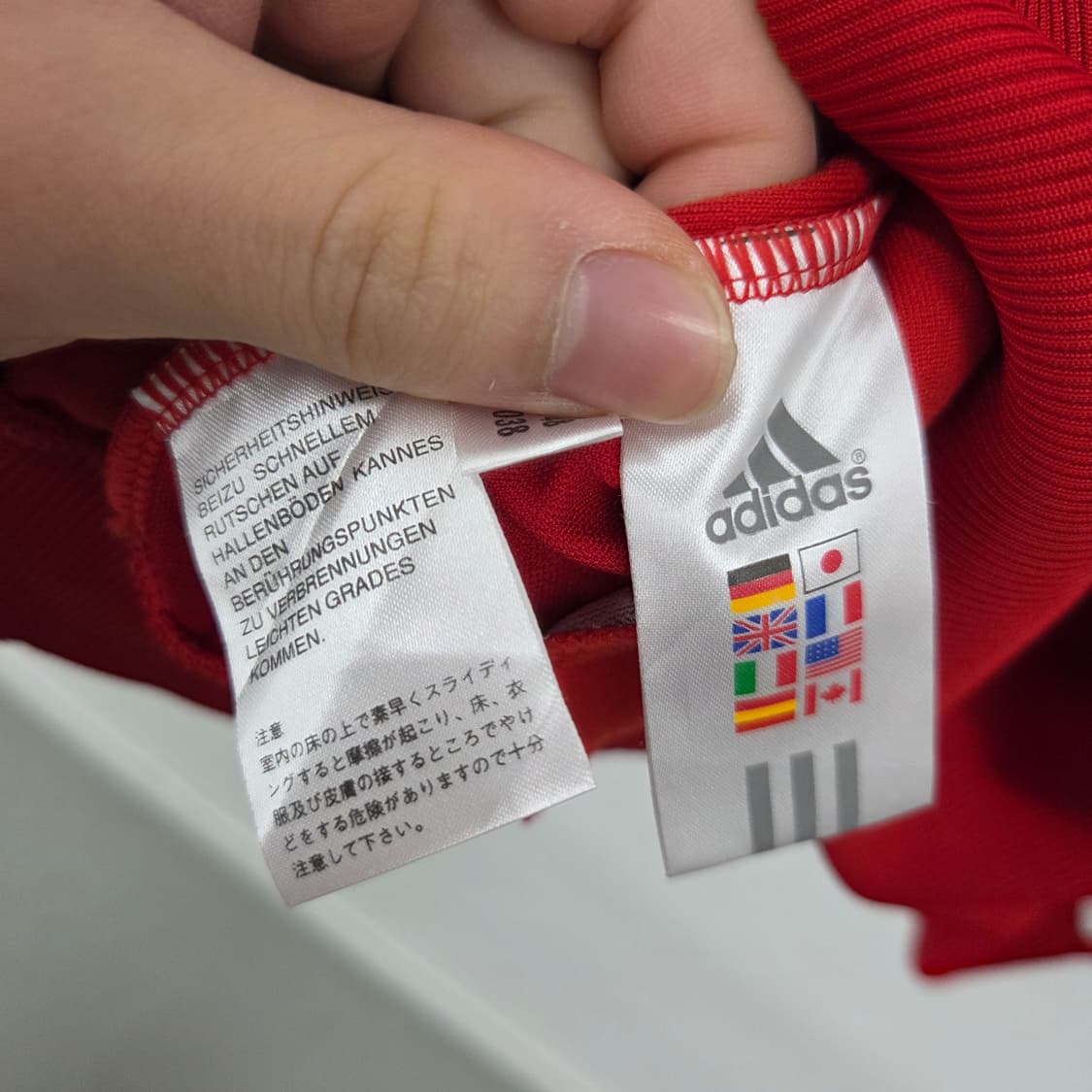 아디다스져지 리버풀 체크 트랙탑 레드 남s 상품이미지5