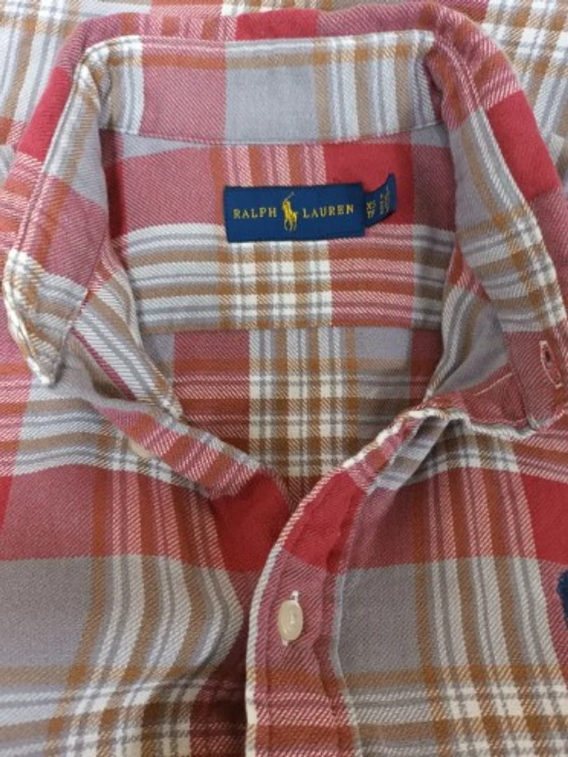 폴로 랄프로렌 여성 체크면남방 XS 상품이미지4