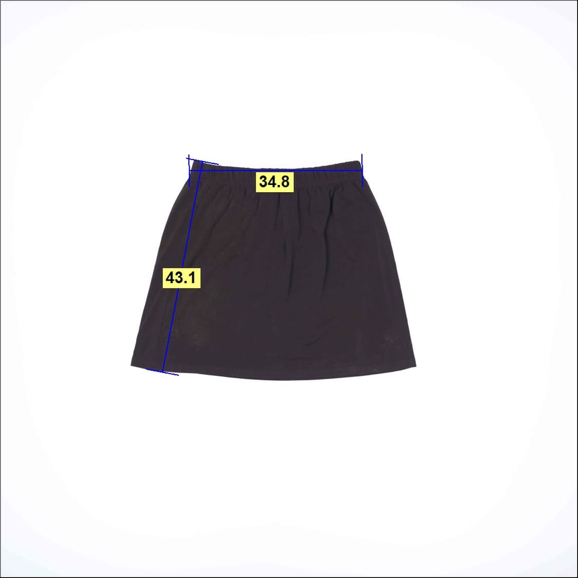 XXL 빈티지 여성 실크 치마바지 0522H 상품이미지5