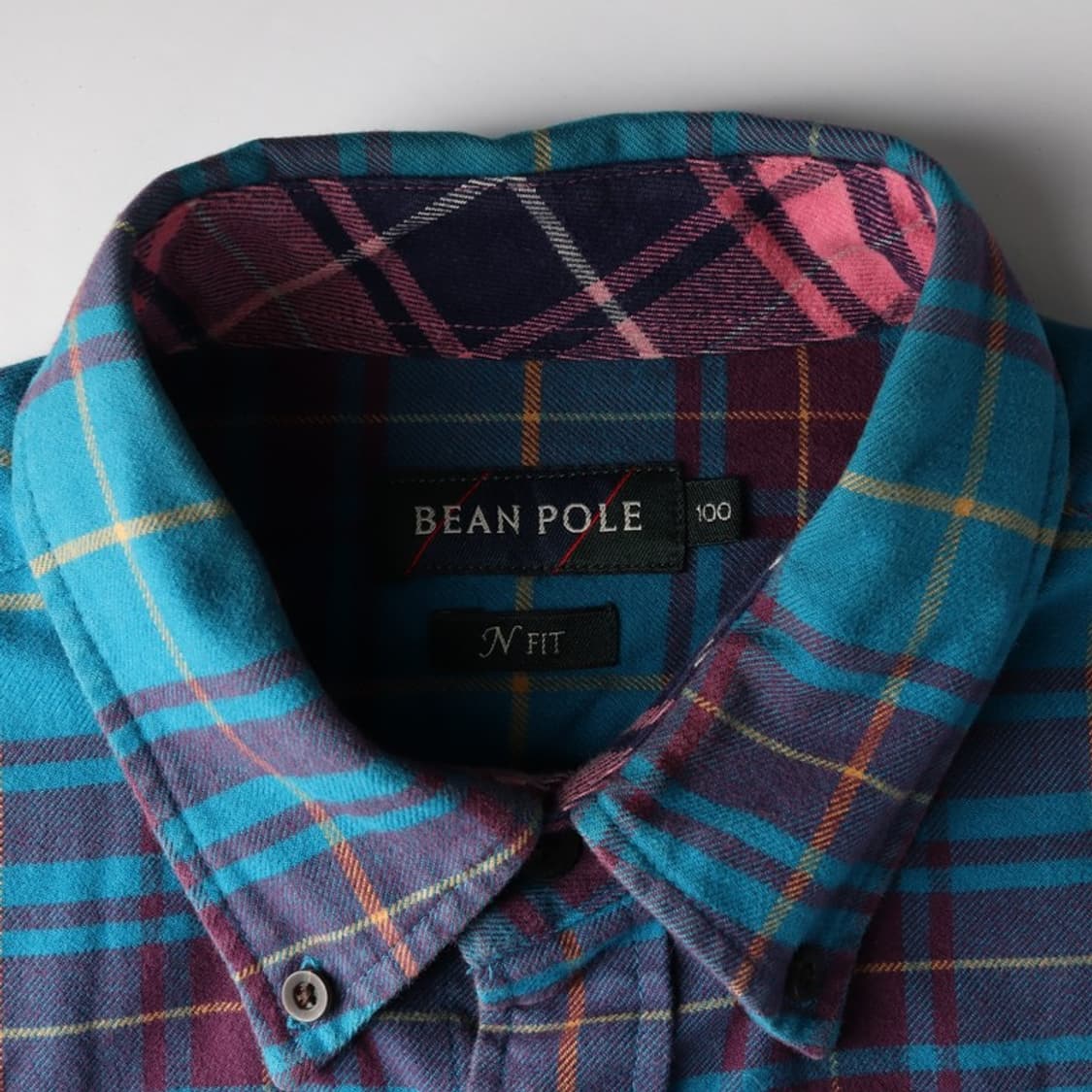 빈폴 체크 플란넬 셔츠 L 상품이미지5