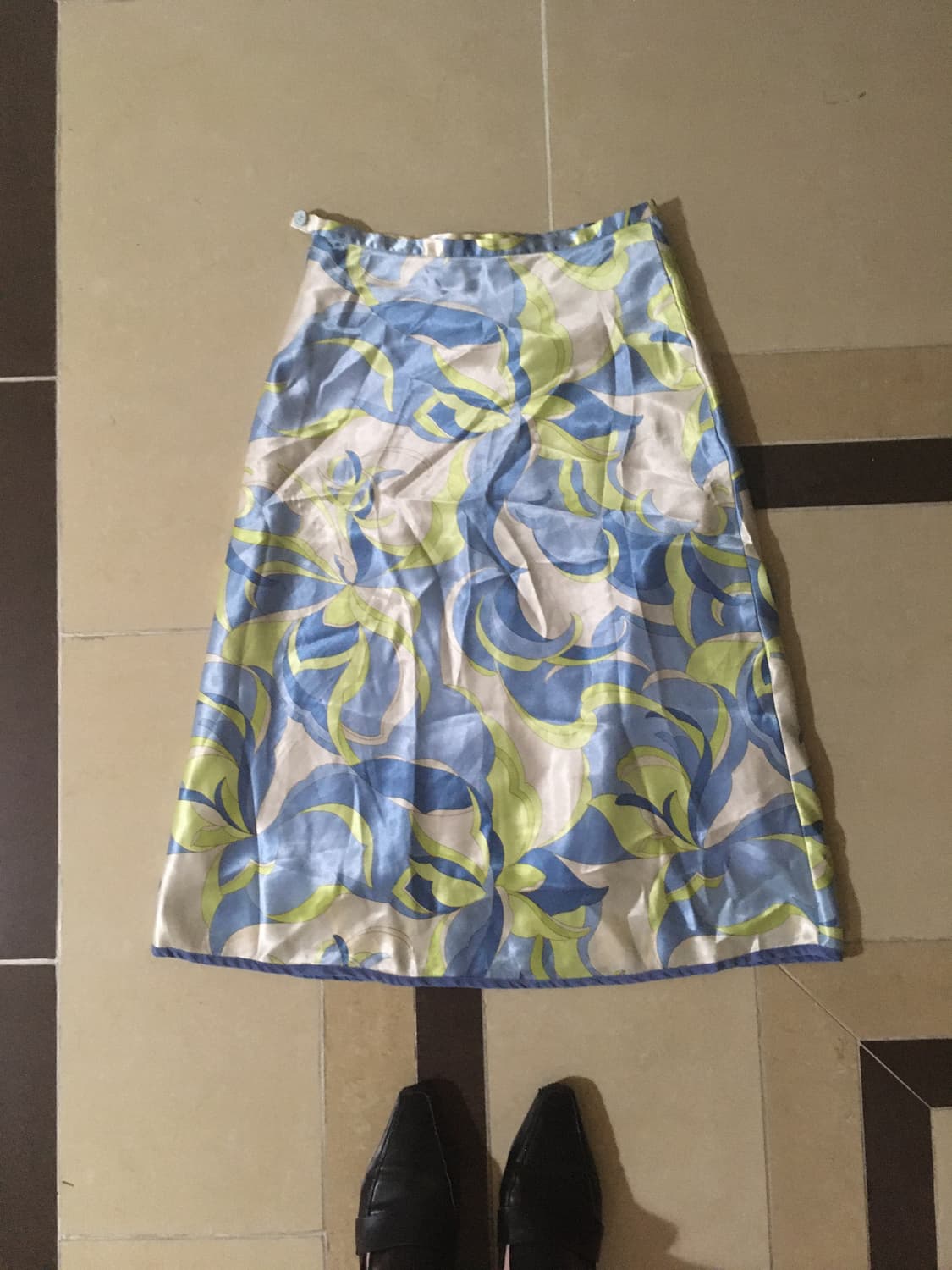 flower pattern midi skirt 상품이미지1