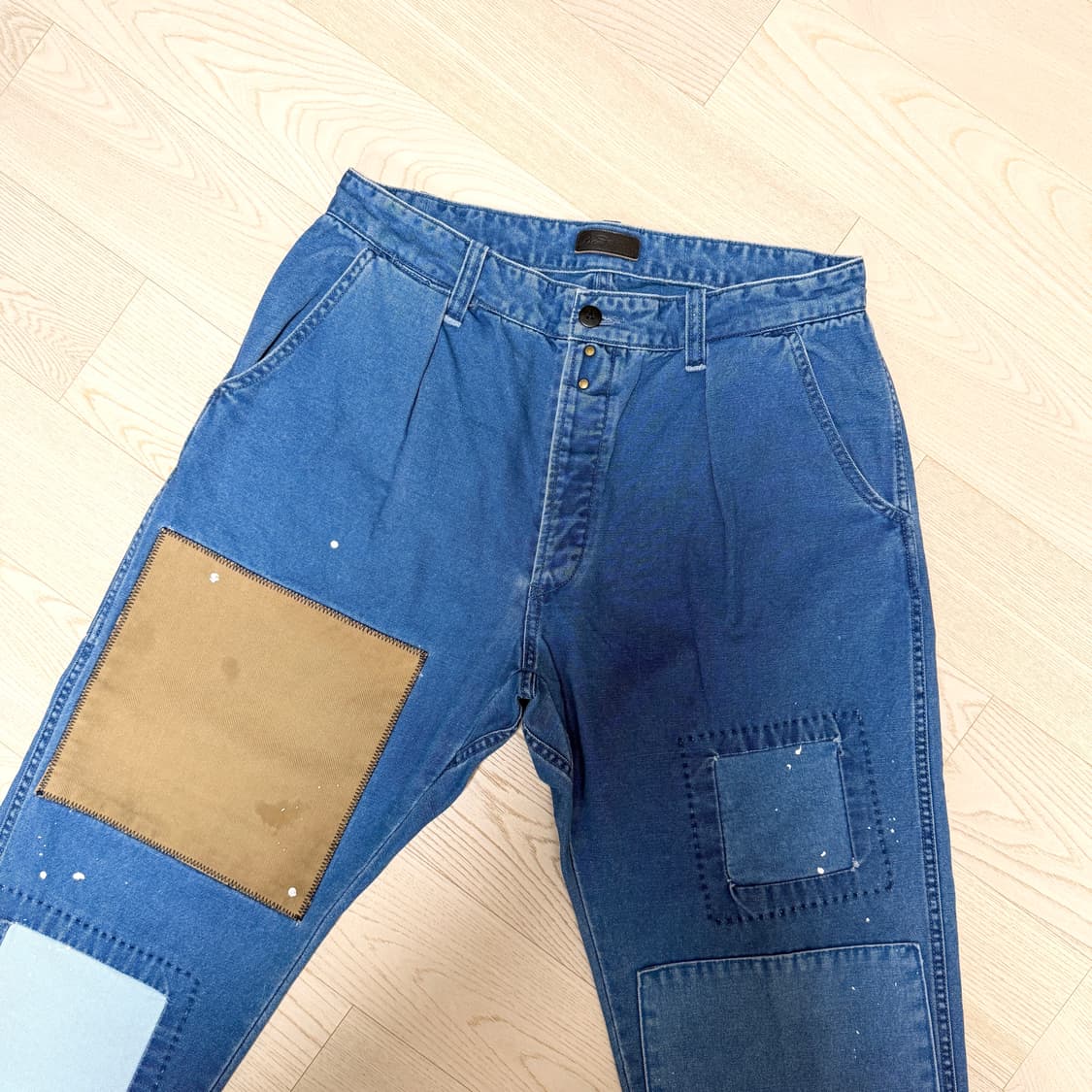 메이드원 (MADEWORN) / 패치워크 데님 초어 팬츠 / 32 새상품 상품이미지4