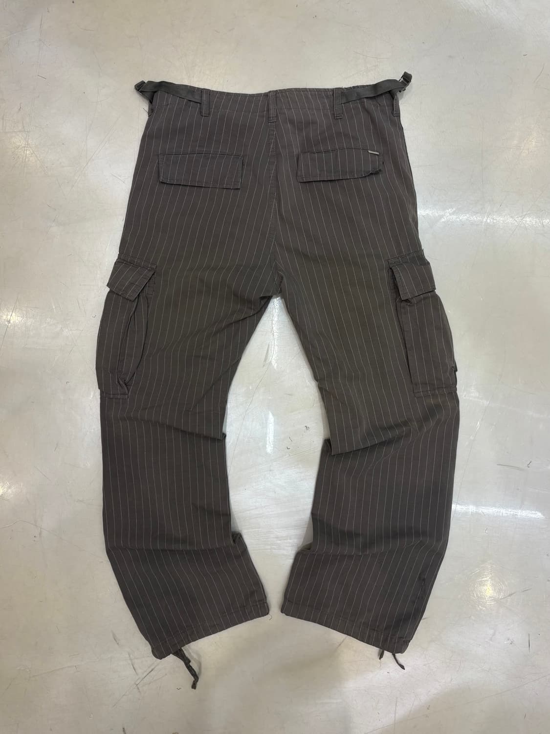 00s 스투시 스트라이프 카고 팬츠 상품이미지2