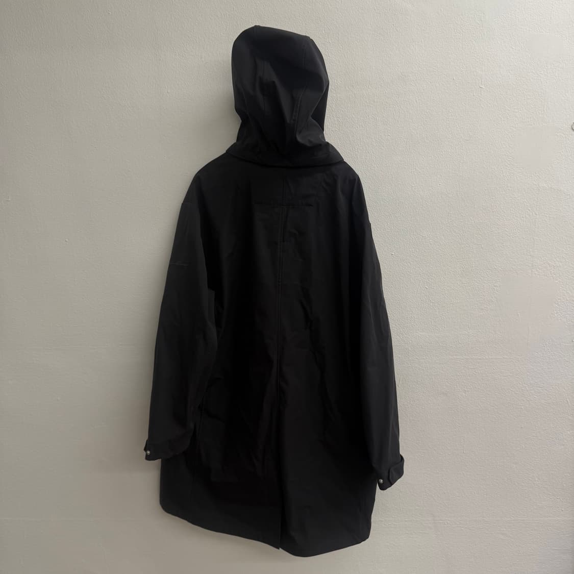 에디바우어 블랙 후드 코트 (3XL) 상품이미지4