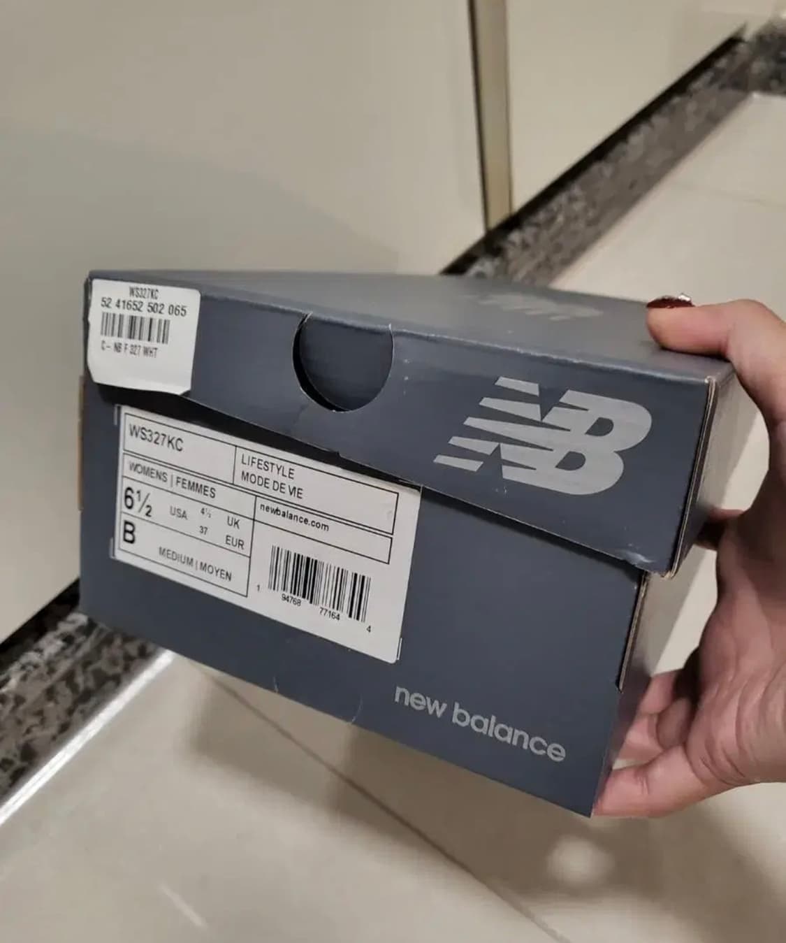 뉴발란스 327 문빔 블랙 W235 상품이미지2