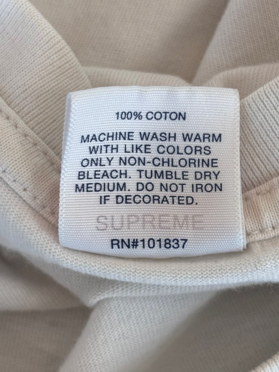 Vintage Supreme Round T 상품이미지7