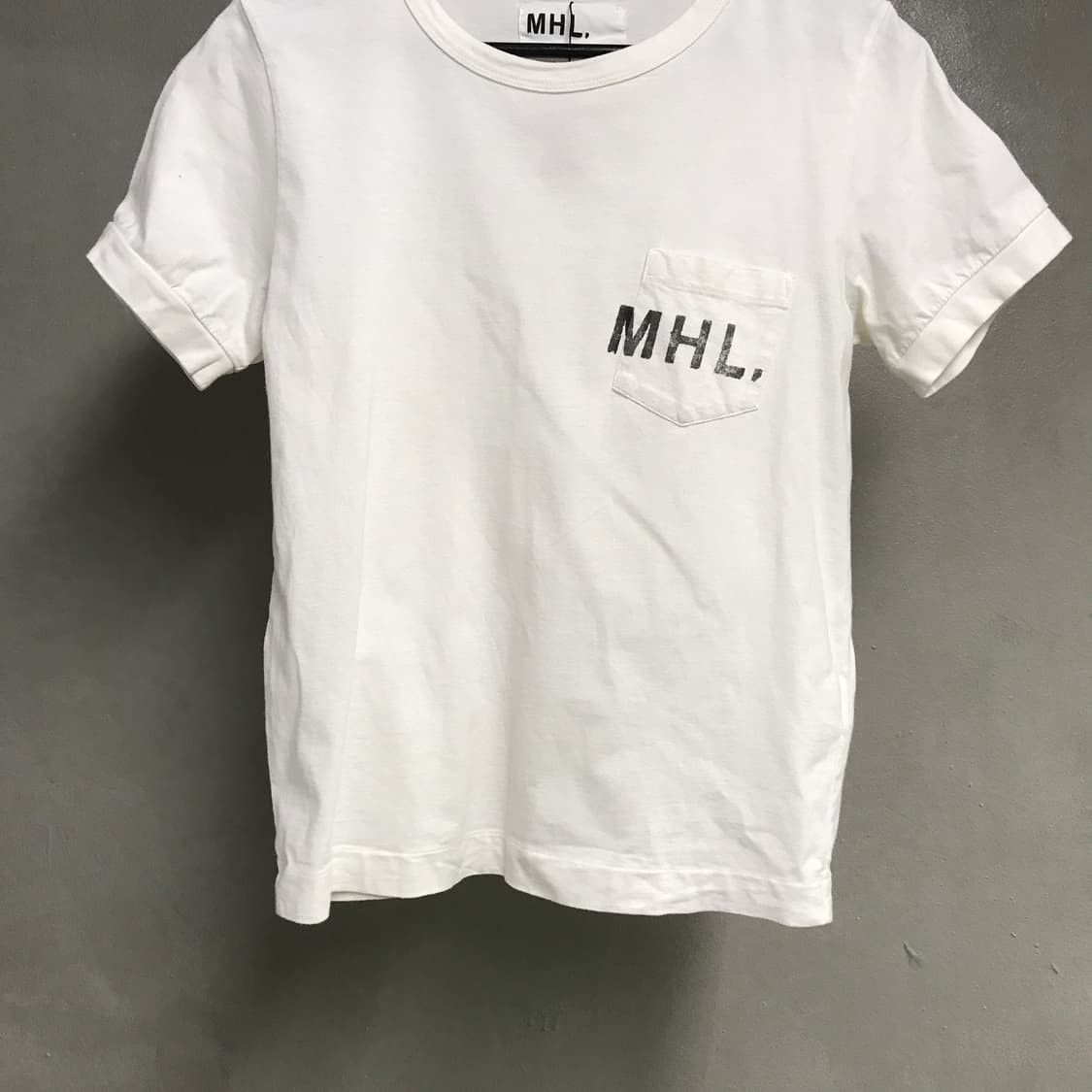 MHL 마가렛호웰 화이트 반팔 티셔츠 3(W) 상품이미지3