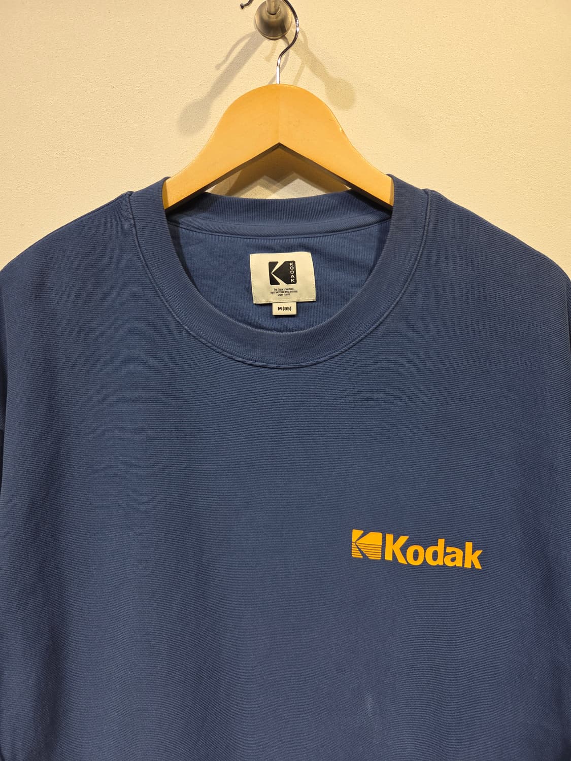 코닥 (KODAK) 빅로고 포인트 맨투맨 네이비 상품이미지3