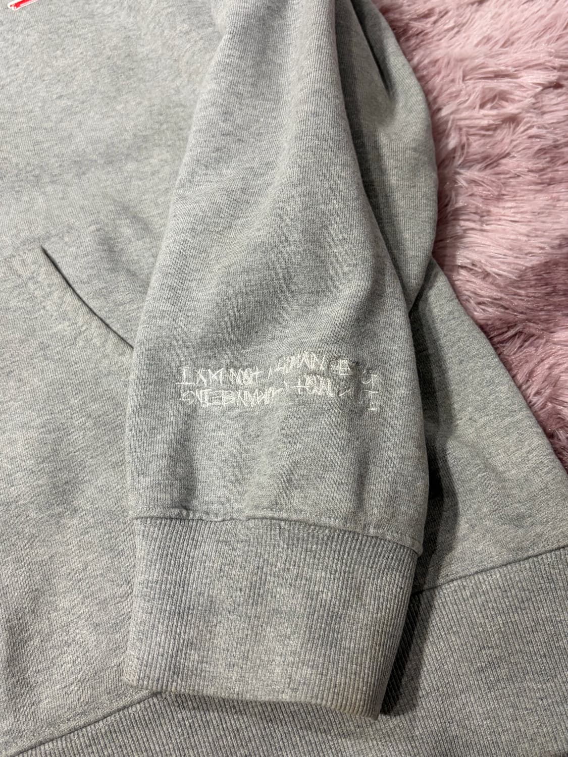 아임낫어휴먼비잉 스컬후드티 상품이미지5