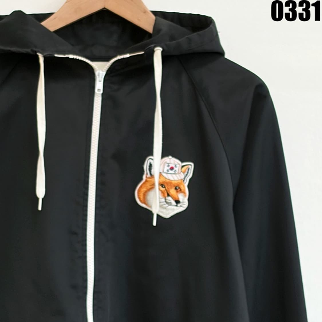 메종 키츠네 폭스 패치 후드 집업 자켓 003 0331 상품이미지2