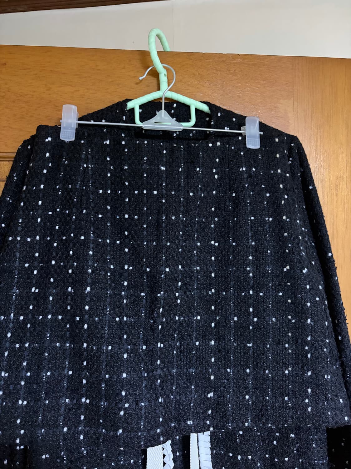 블랙 트위드 투피스 상품이미지5