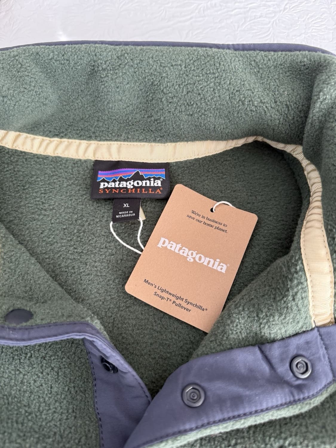 파타고니아 신칠라 스냅-T 올리브베이지 상품이미지3