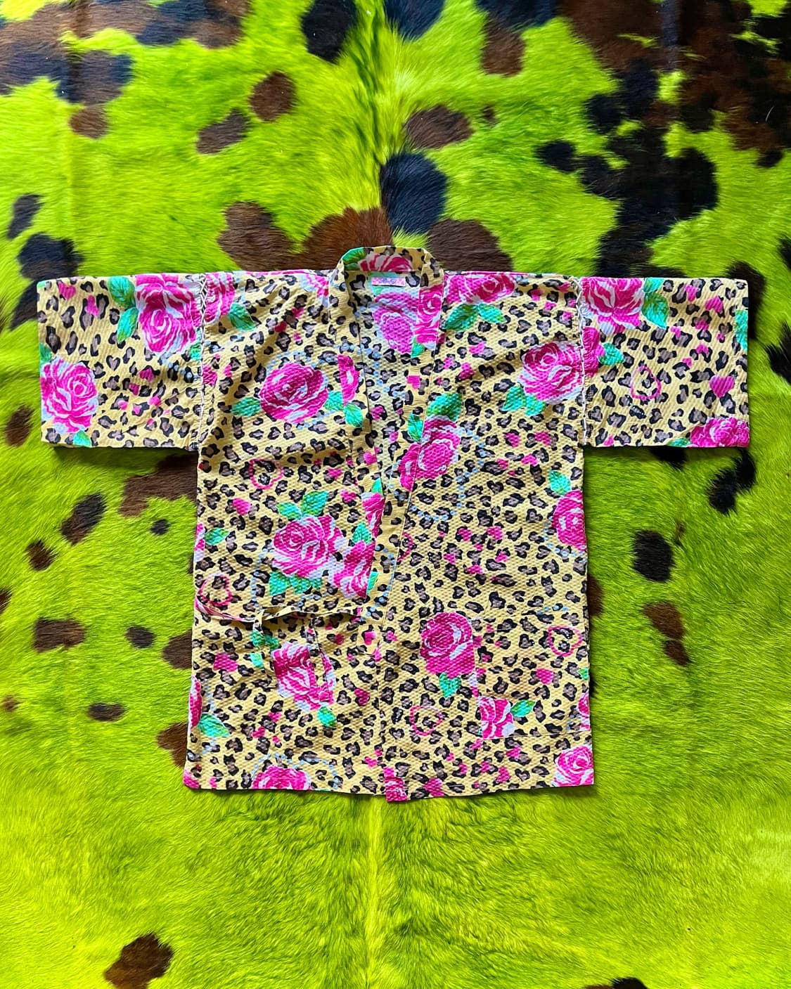 90-00s RUBY Japan Leopard Kimono Top 상품이미지5