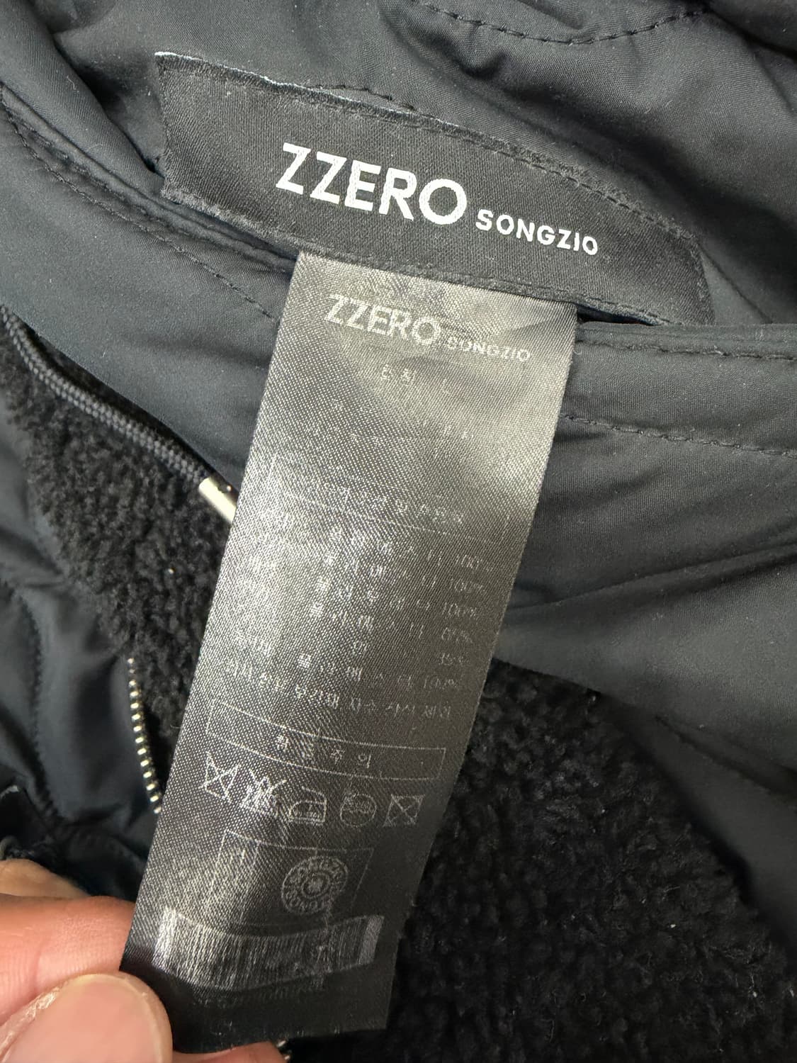 정품) 송지오옴므 지제로 퍼 리버시블 자켓 L 상품이미지8