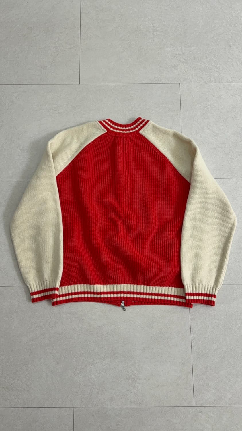 블랙아웃 피어스 니트 바시티 레드 L 상품이미지2