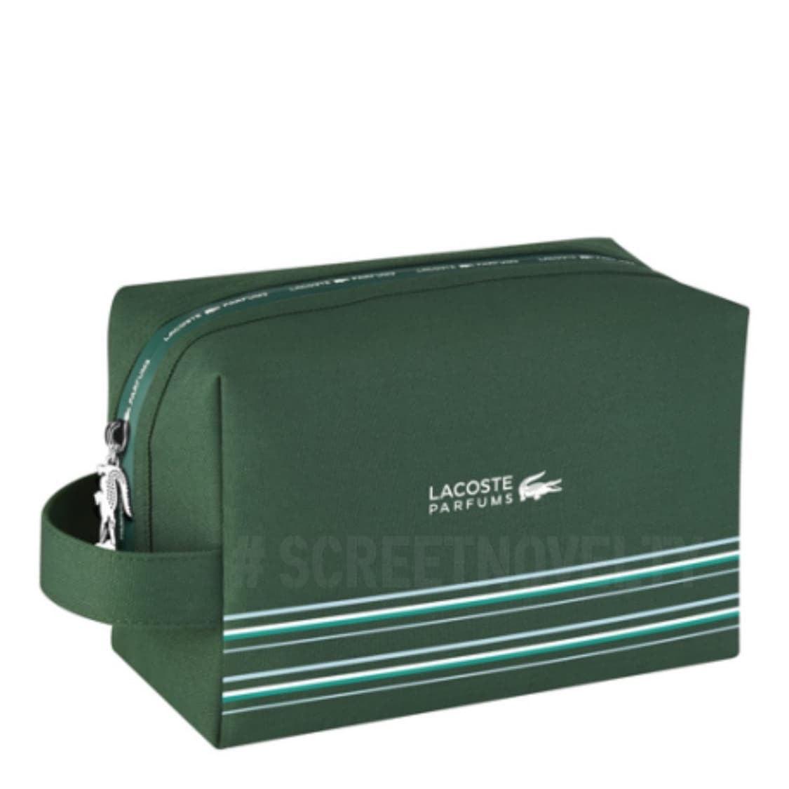 라코스테 퍼퓸 핸들 파우치 기프트 그린 상품이미지3