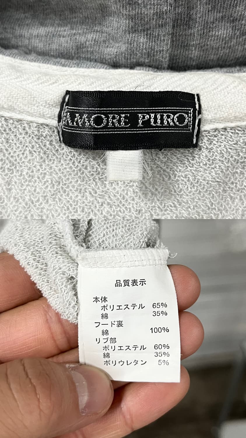 AMORE PURO half hood zip up 상품이미지6