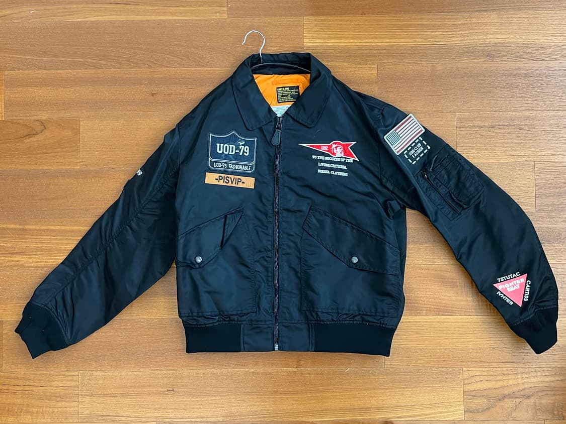 빈티지 패치 자켓 상품이미지1