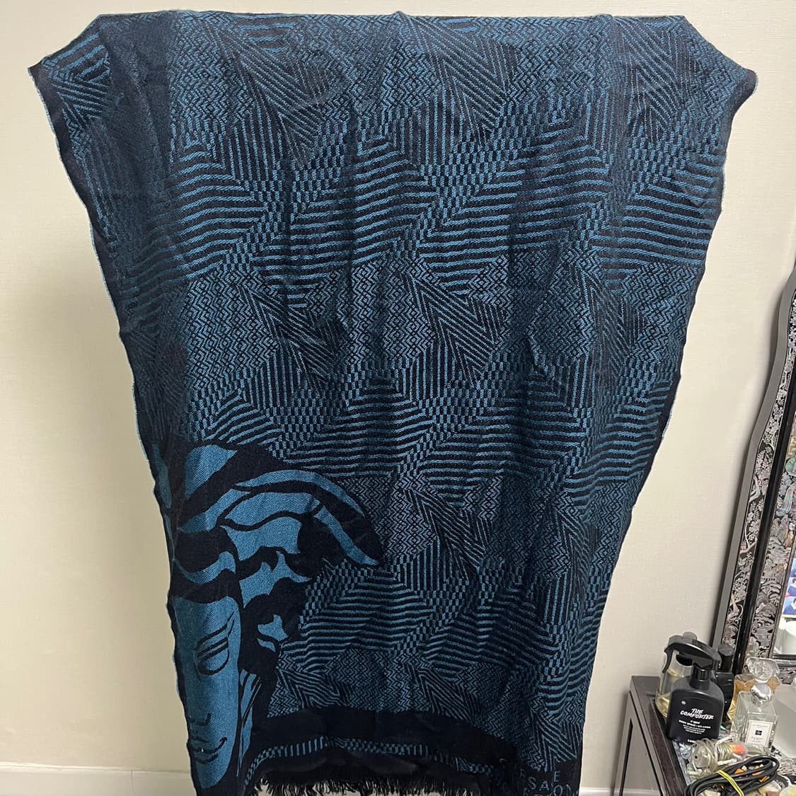 정품 OS) 베르사체 컬렉션 메두사 로고 숄 머플러 목도리 상품이미지2