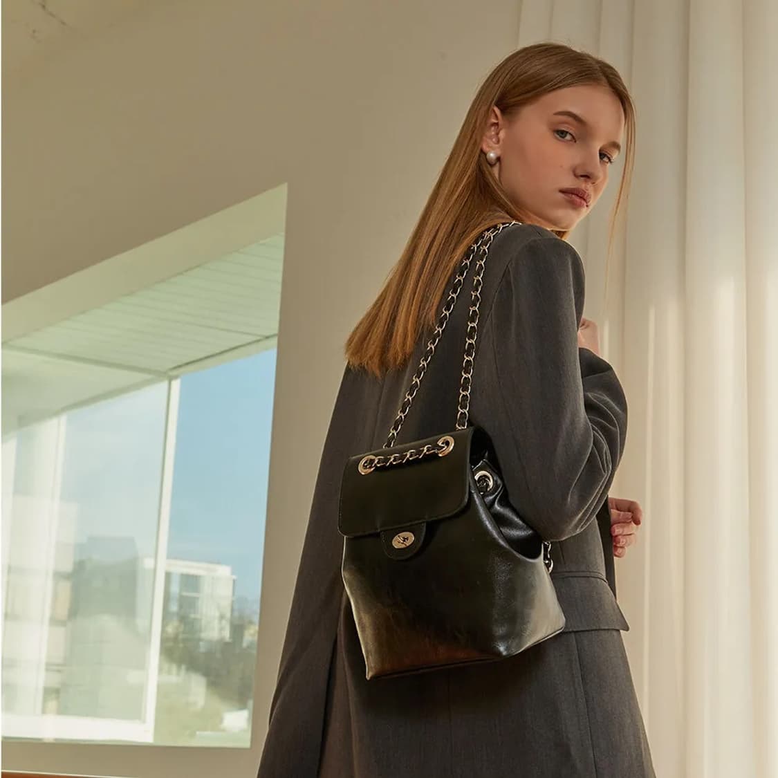 아노에틱 클래식 백팩 (블랙) 상품이미지2