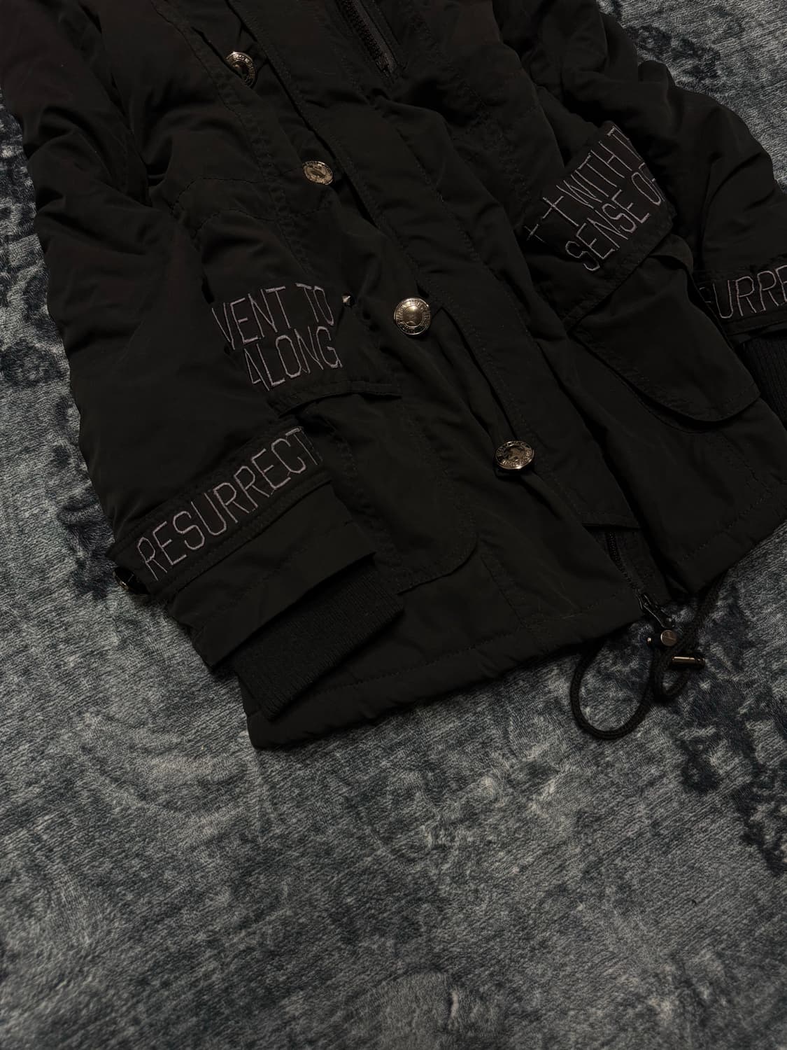 Ghost of harlem goth lettering hood park 상품이미지4