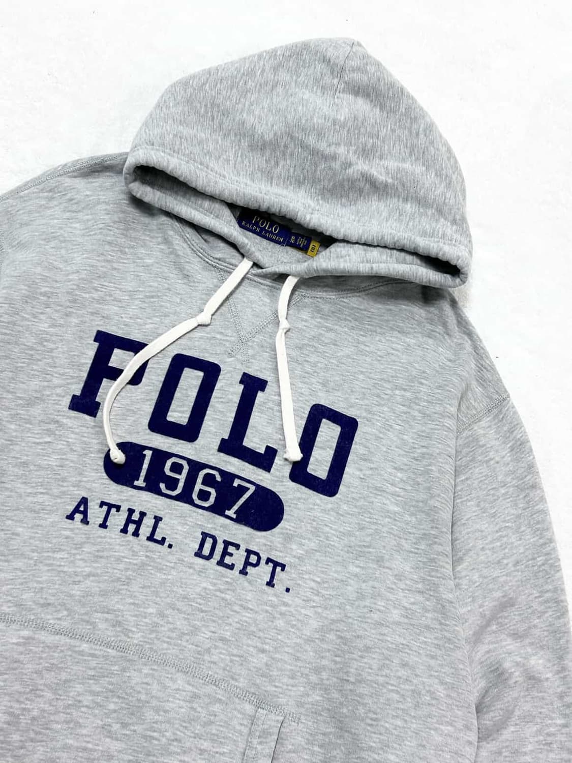 폴로 신형 빅로고 그레이 후드 상품이미지6