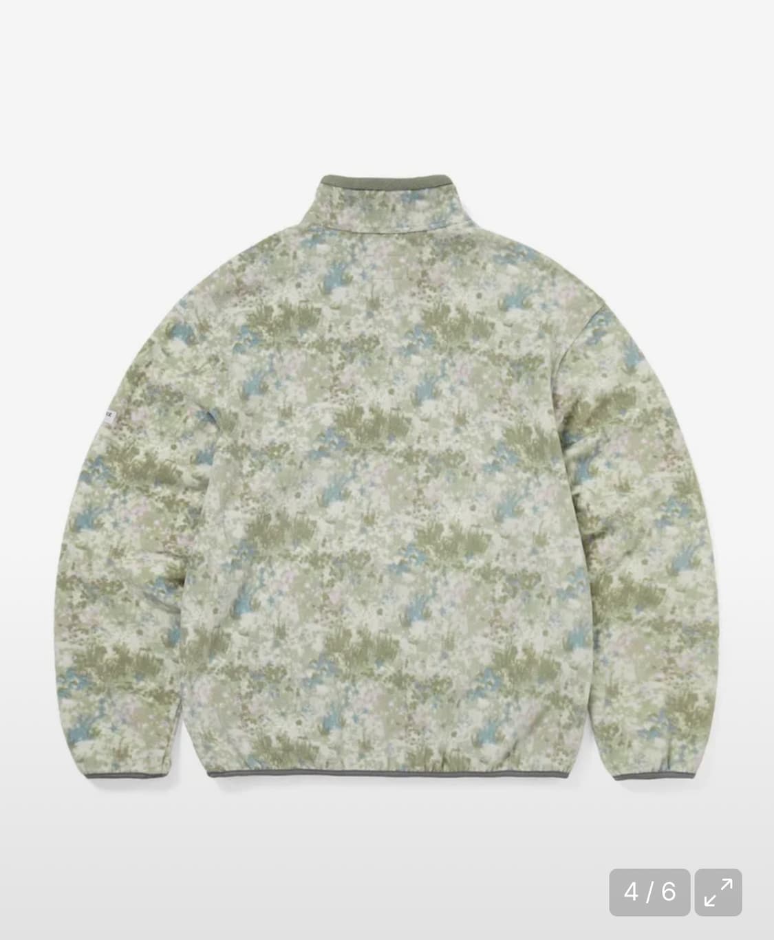 디스이즈네버댓 플리스 풀오버(S) Floral ivory 상품이미지4