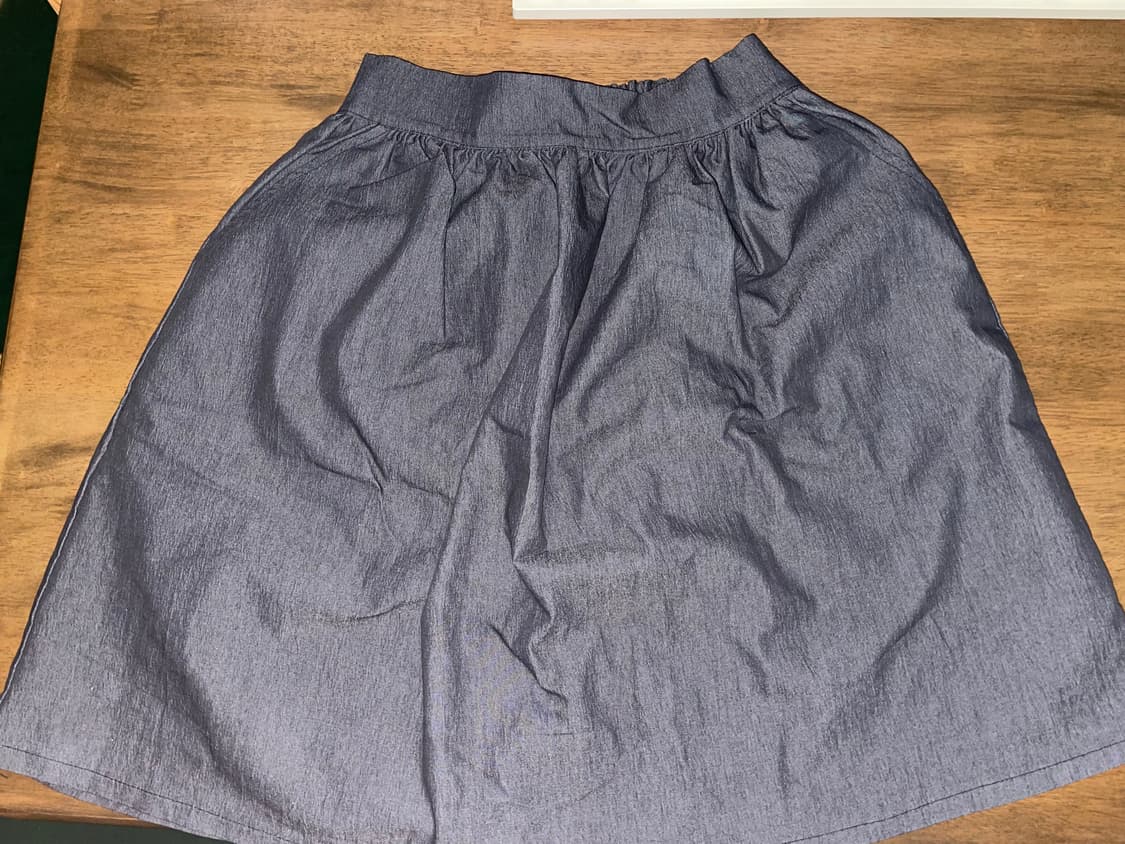 흑청 미디 스커트 미노이느낌 ㅆㄱㄴ 상품이미지5