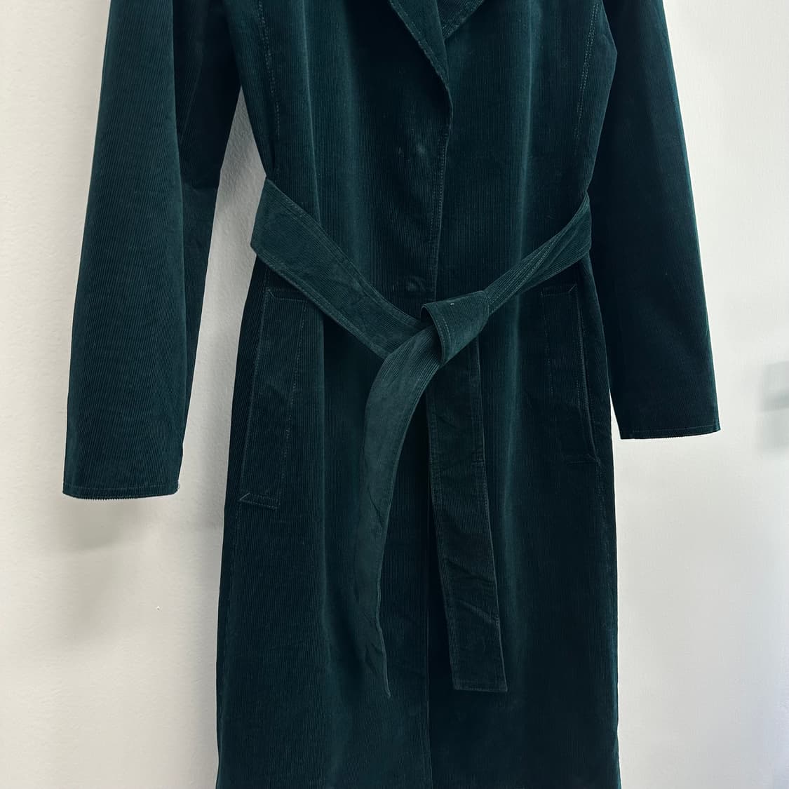 띠어리 코듀로이 벨티드 코트 상품이미지3