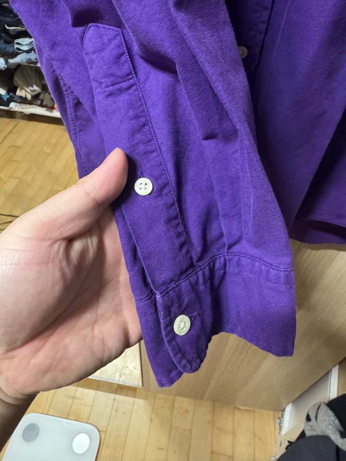 폴로 랄프로렌 퍼플 셔츠 L  상품이미지3