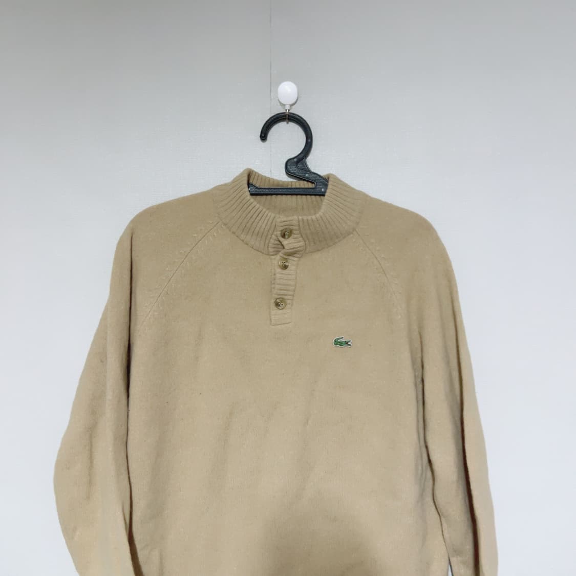 라코스테 브라운 울 봄 니트 상품이미지2