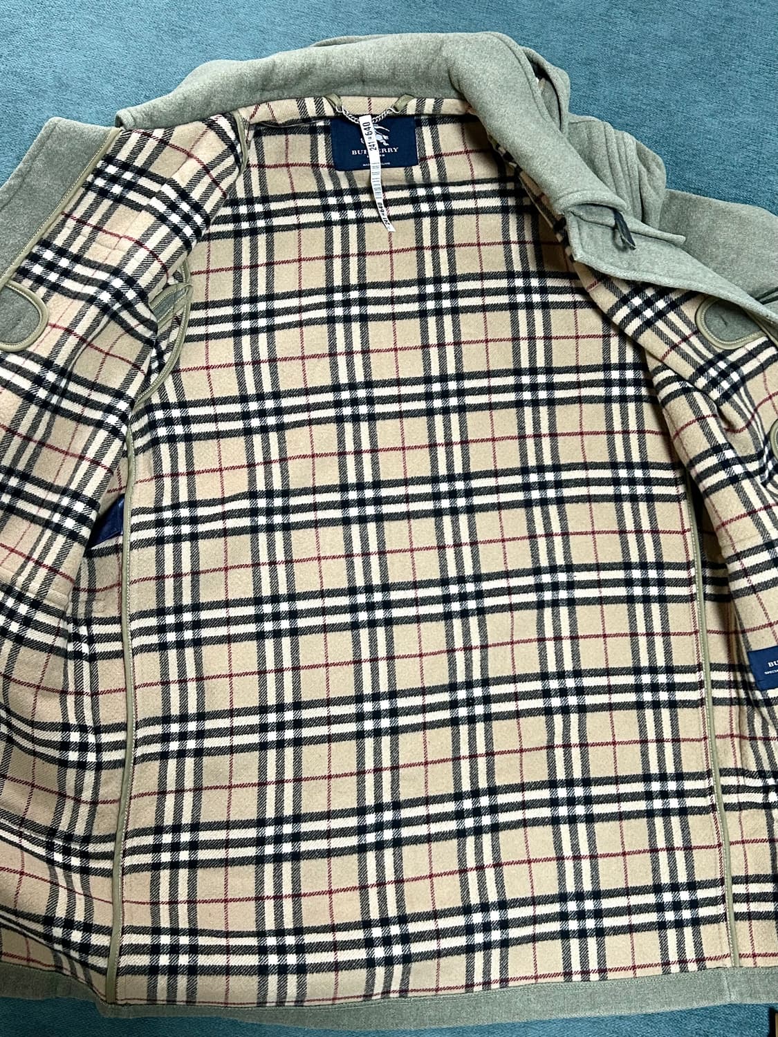 버버리 모직 더플 후드 코트 상품이미지5