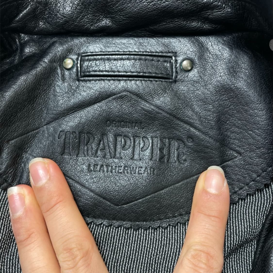 트래퍼 TRAPPER 독일빈티지 리얼레더 집업 자켓 52 상품이미지3