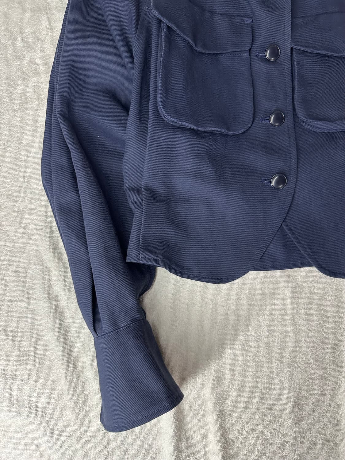 마메 쿠로구치 네이비 자켓 상품이미지4