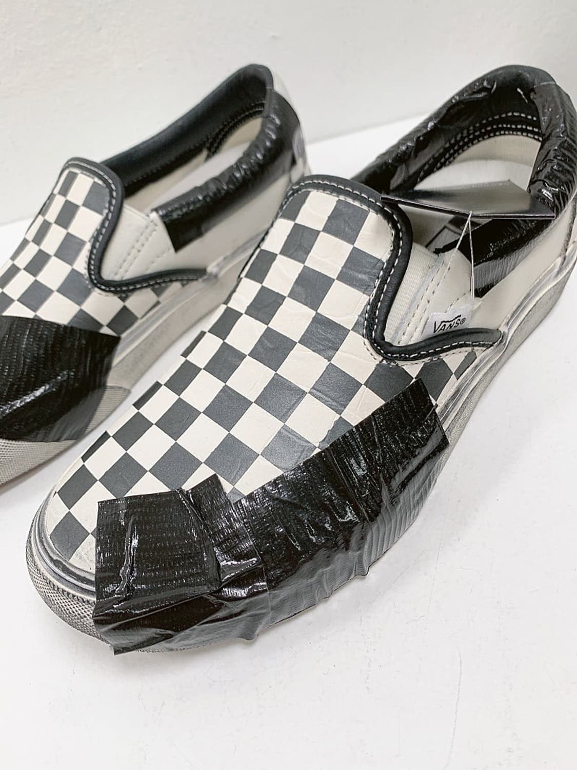 (정품/새상품) 반스 여성 볼트 클래식 슬립온 블랙 체커보드 스니커즈 상품이미지6