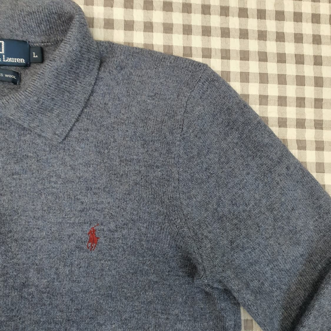 폴로 랄프로렌 램스울100 니트 카라티 남자95 상품이미지3
