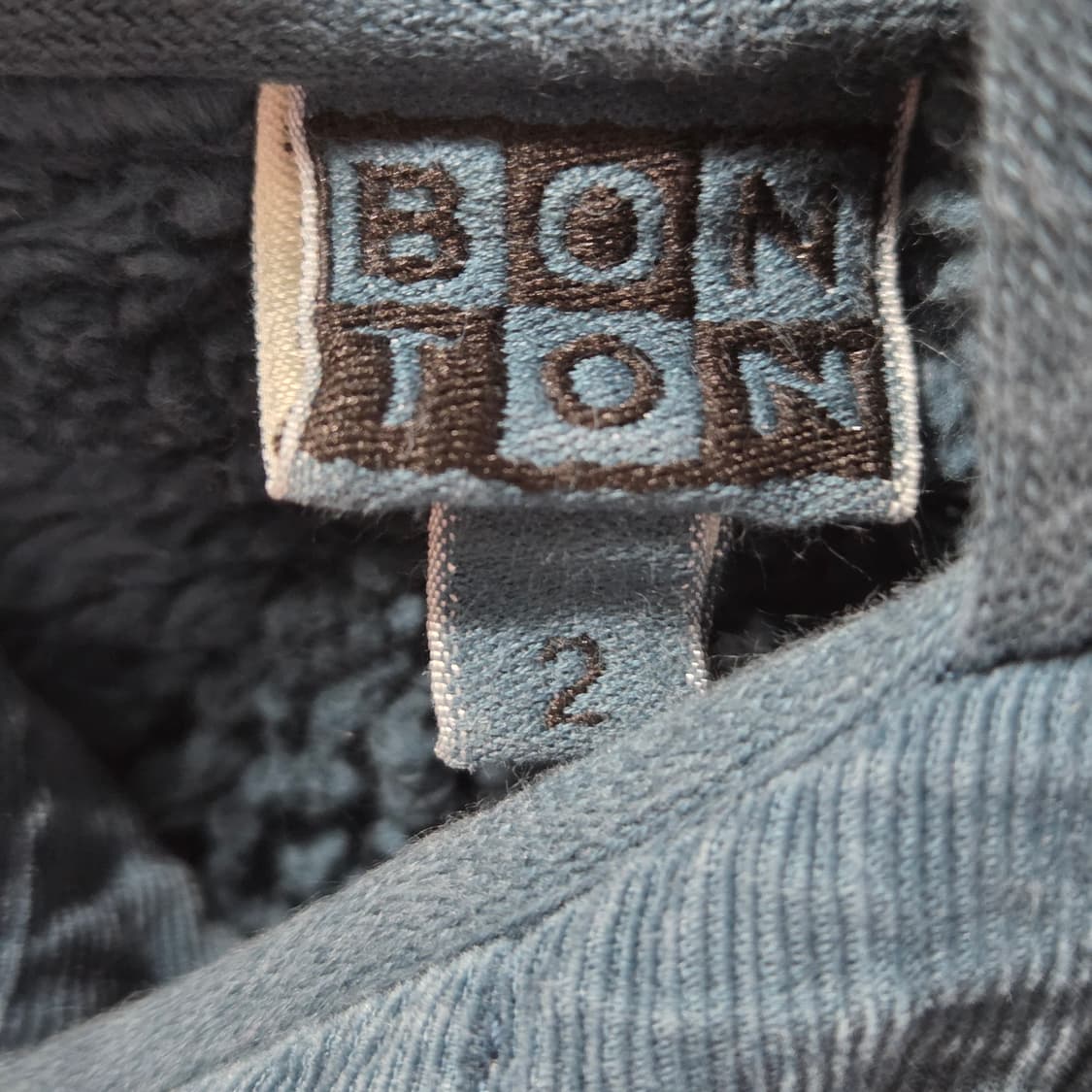 봉통 키즈 코듀로이 누빔 후드 자켓 2 상품이미지2