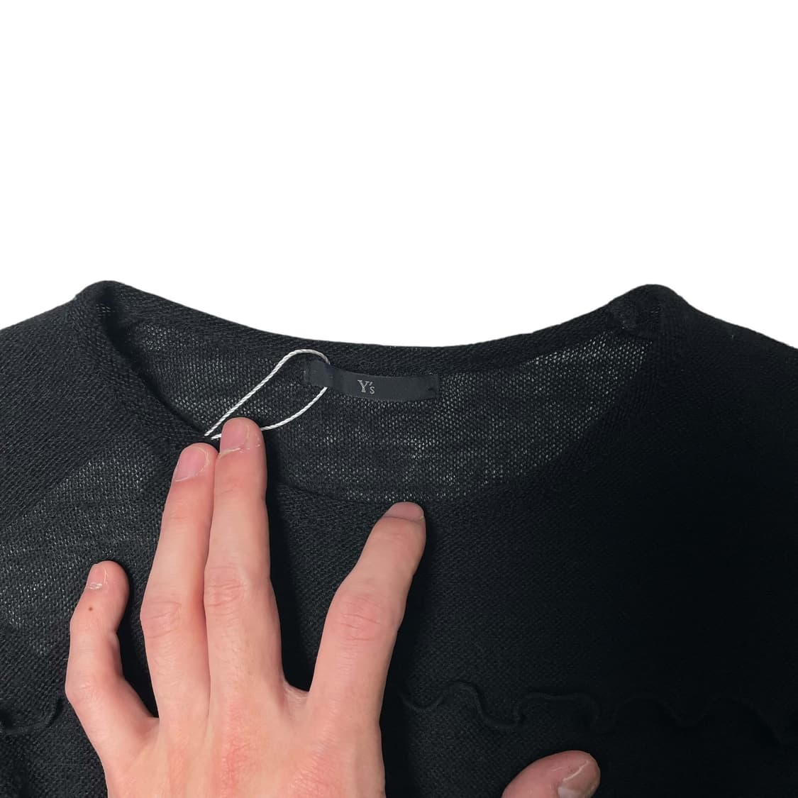 Y's 러플 디테일 울 100니트 상품이미지6