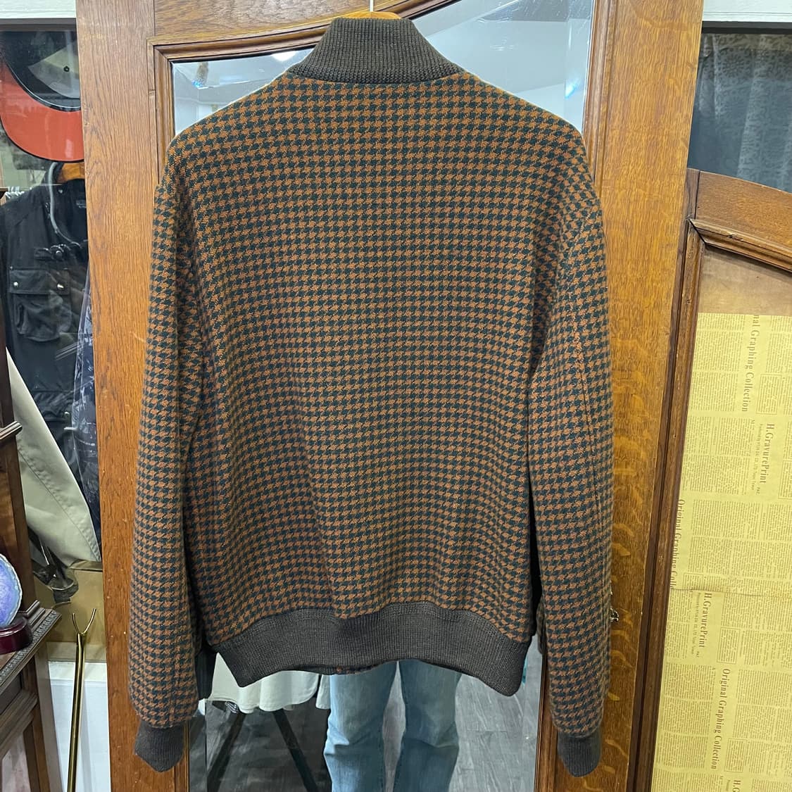 맨온더분 체크 블루종 상품이미지8