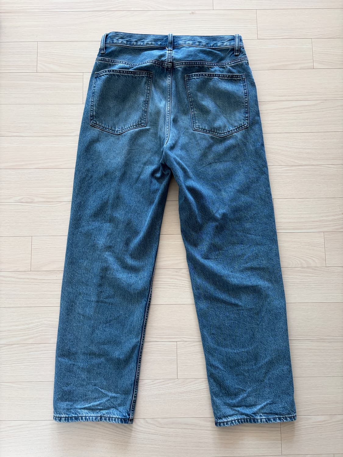 유니클로 프리미엄 데님 블루진 와이드 핏 31 상품이미지2