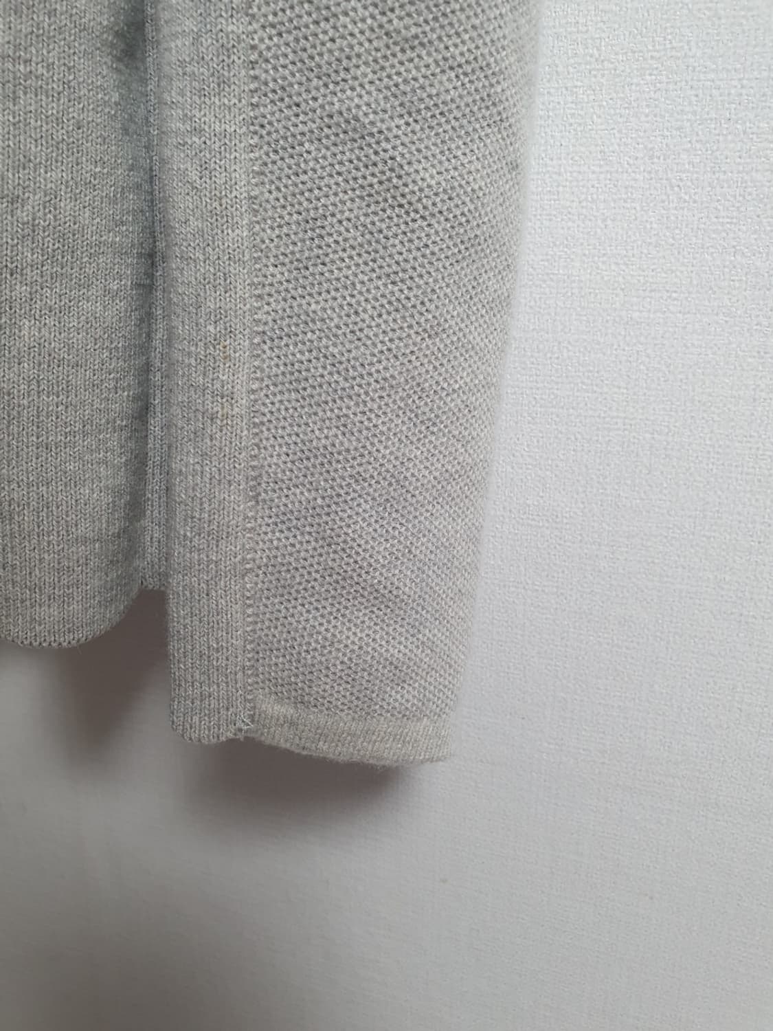 랑방스포츠 하이넥 니트 집업 자켓 라이트그레이 105 상품이미지6