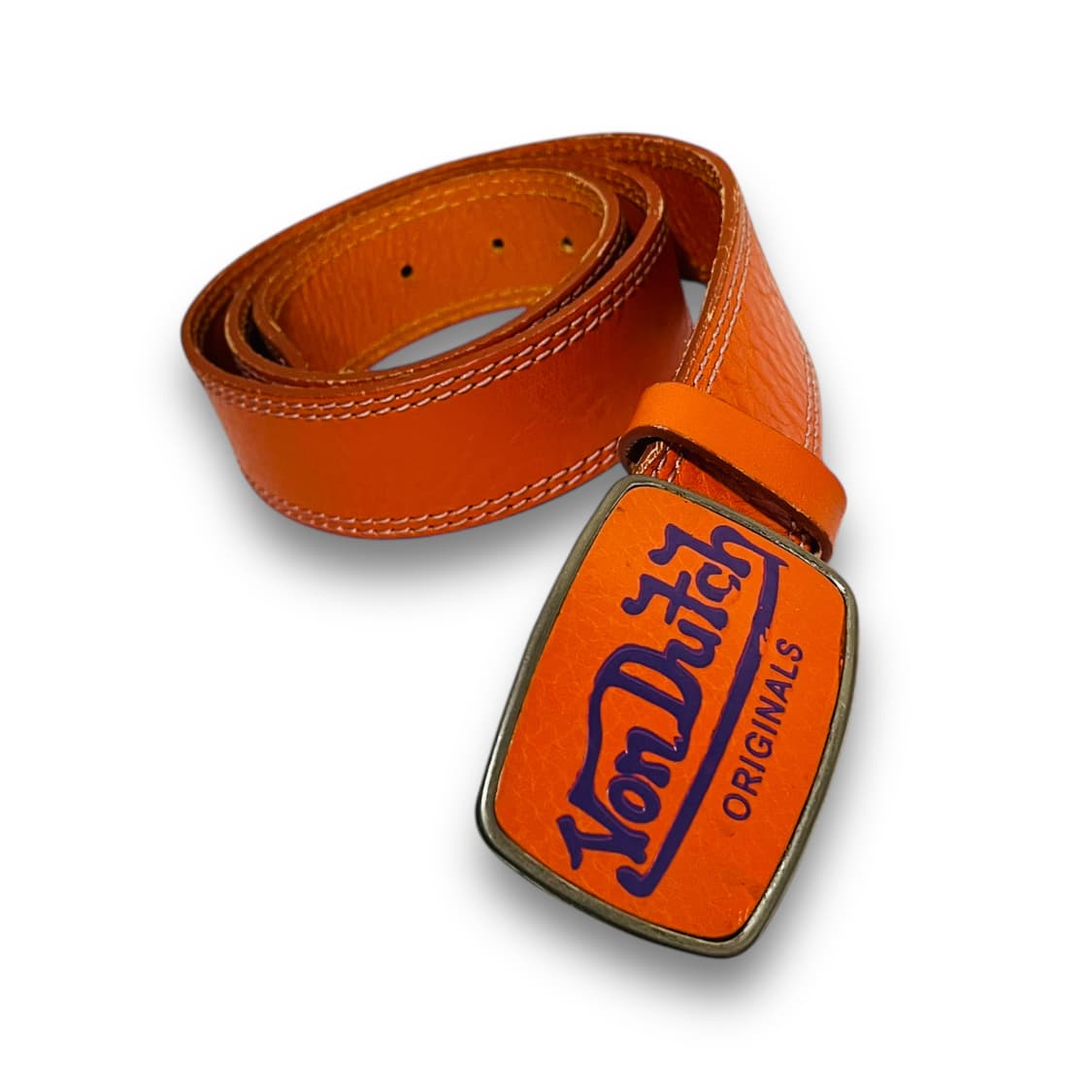 본 더치 00s y2k 오렌지 로고 빈티지 벨트 상품이미지2