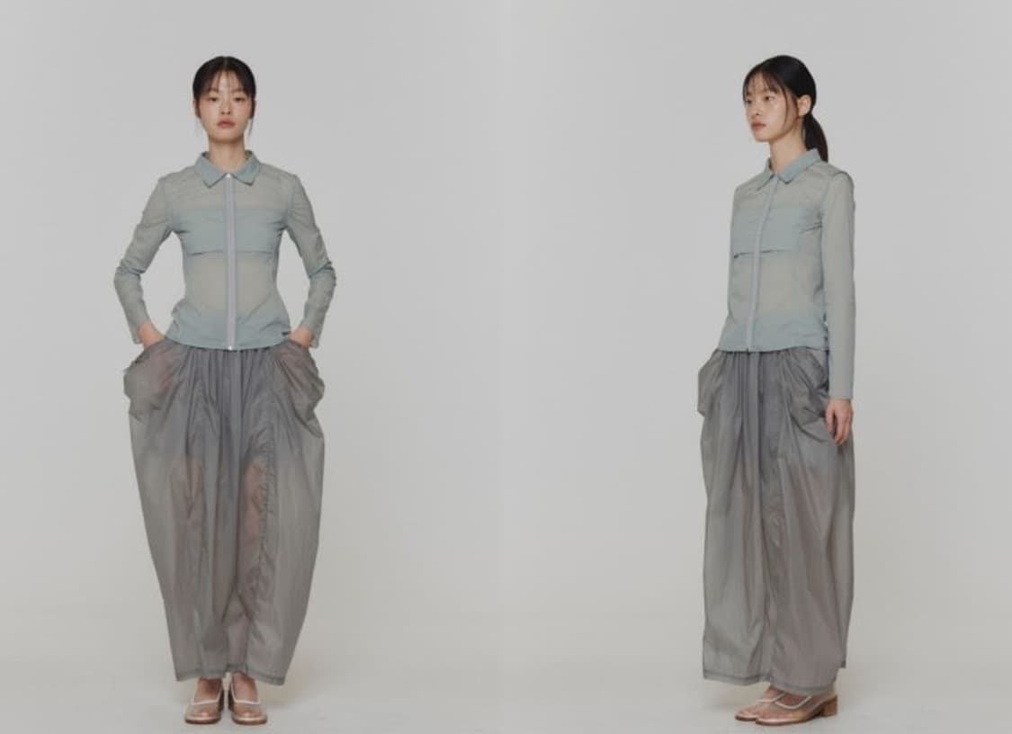 아모멘토 레이어드 셔링 스커트 상품이미지4