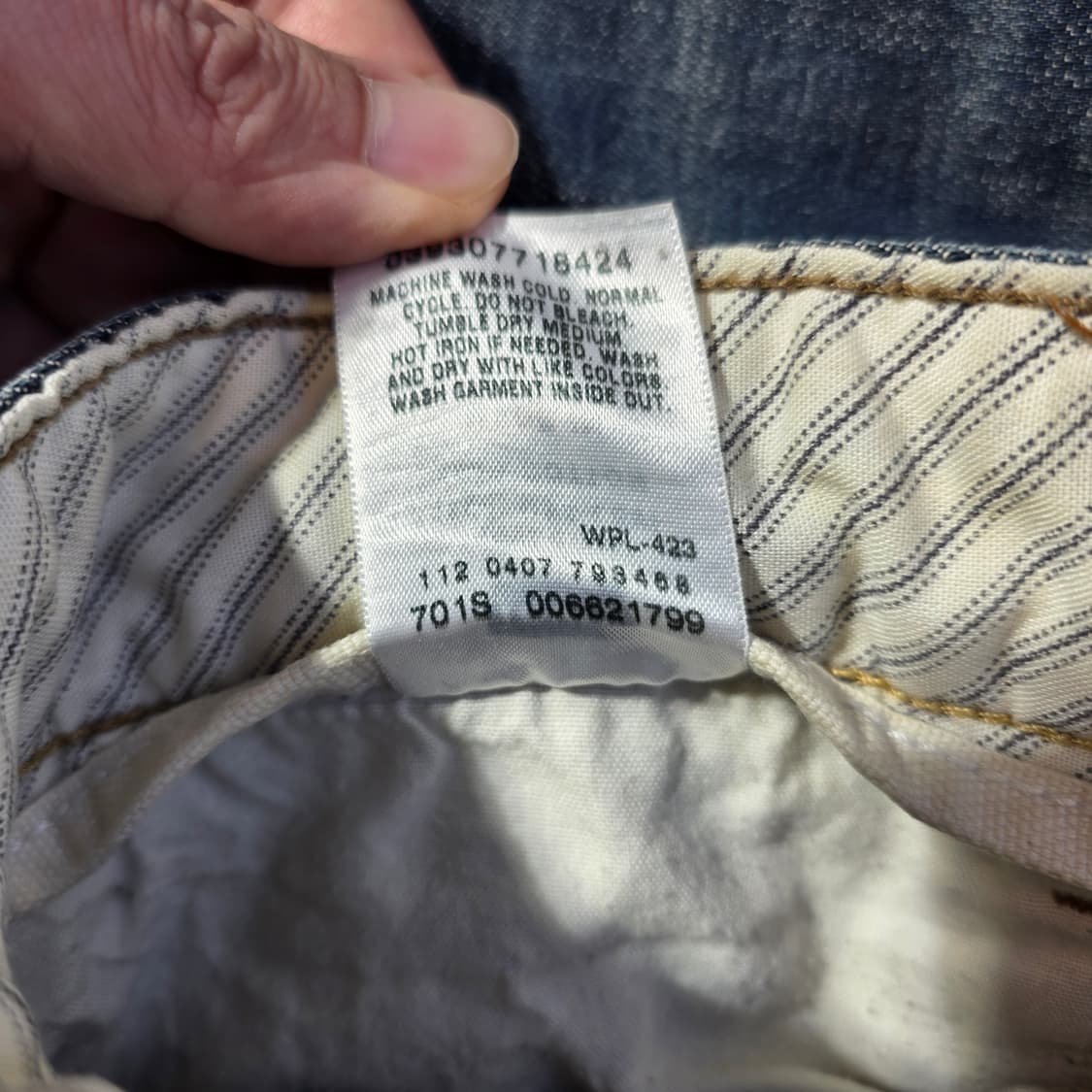 [W33L30]00s 리바이스 스트레이트핏 데님팬츠 상품이미지6